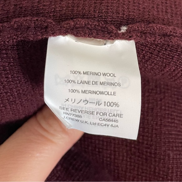 J Crew Wool Two Button Sweater Blazer - Picture 8 of 8